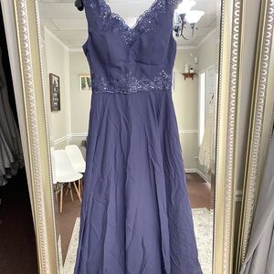 New Dusty Blue Bridesmaid/ Mother of the Bride Dress